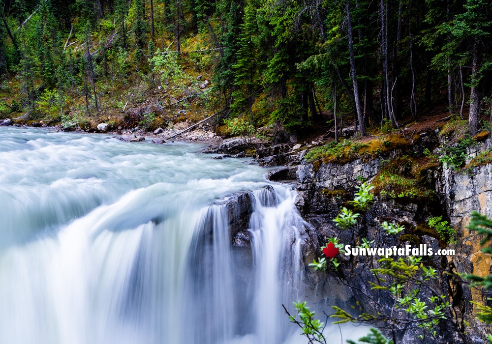 Water Erosion at Sunwapta Falls