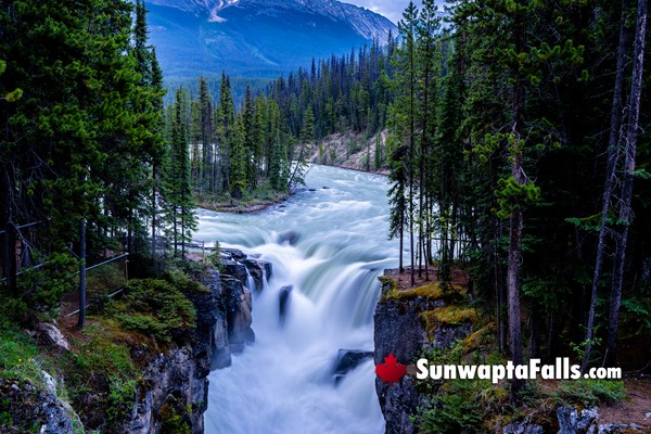 Sunwapta Falls Main Walking View