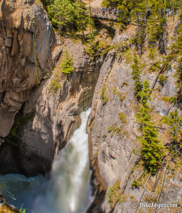 Sunwapta Falls & River in Jasper National Park